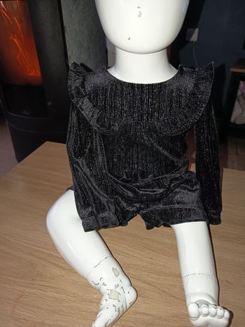 Combishort épais noir