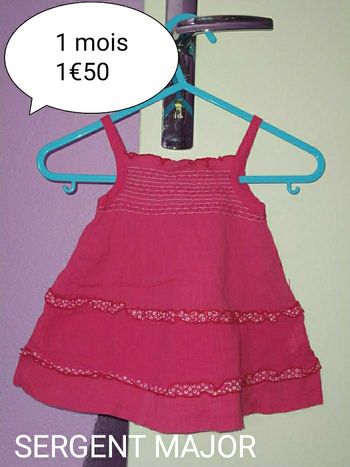 Robe Taille 1 mois