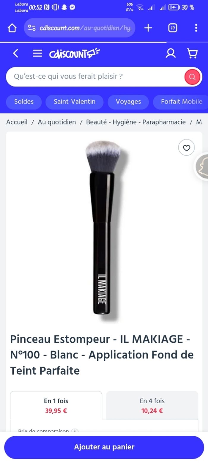 Pinceau à fond de teint neuf - photo numéro 2