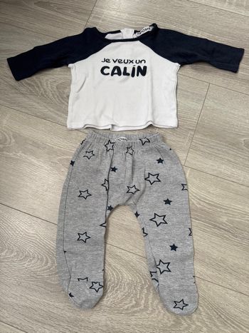 Pyjama 2 pièces - Taille 3 mois - Npo Baby