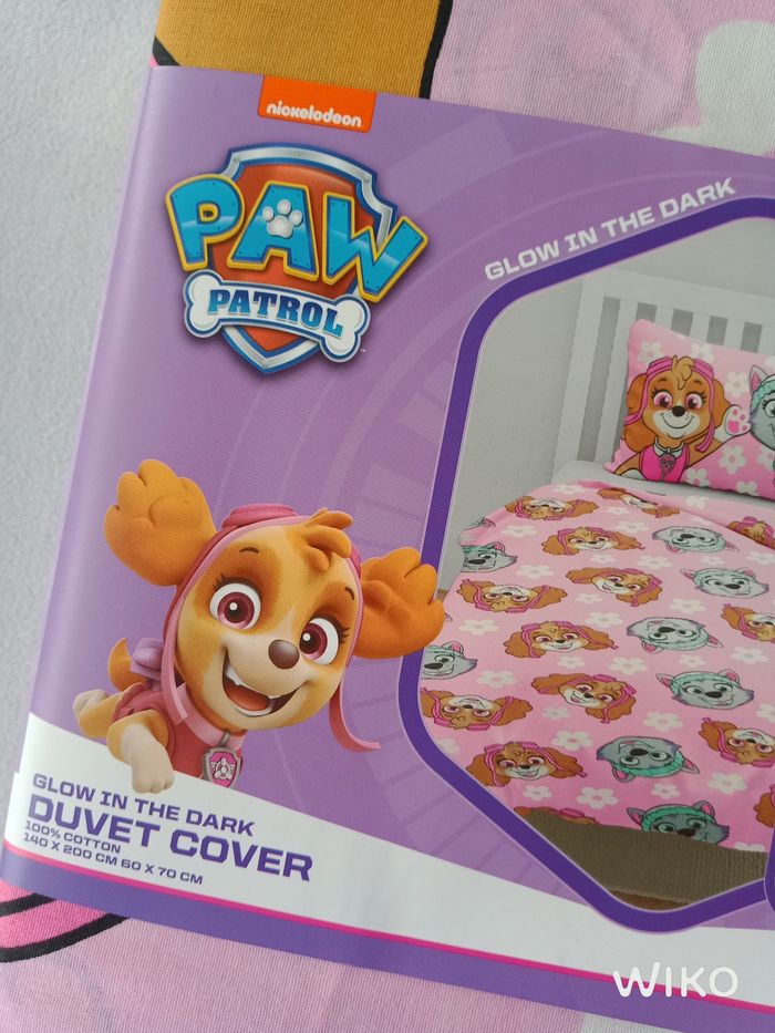 Parure paw patrol lumineuse 140x200cm - photo numéro 4