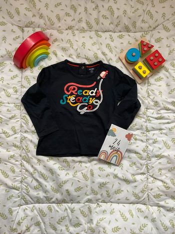 teeshirt manches longues bleu marine 24 mois kiabi