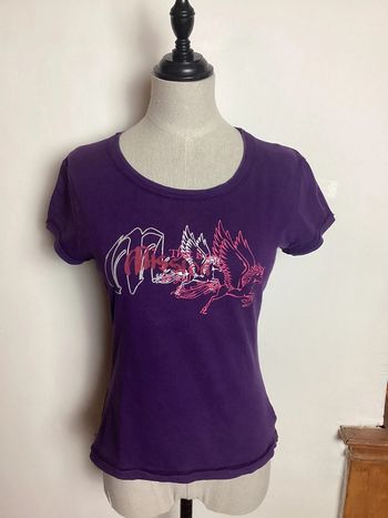 Teeshirt violet avec inscription 34