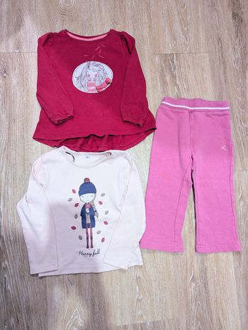 Lot 2 hauts et 1 pantalon 3 ans