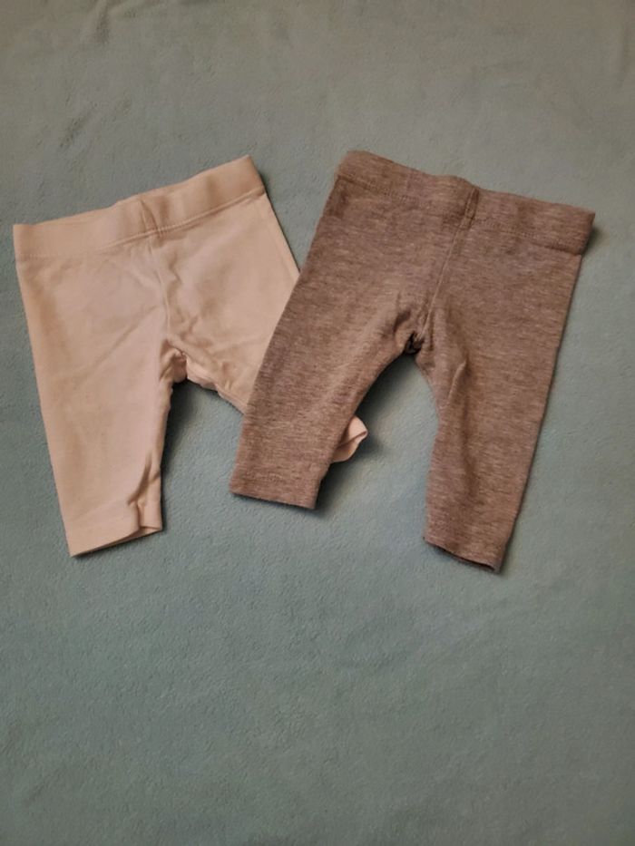 Lot 2 leggings 1 mois