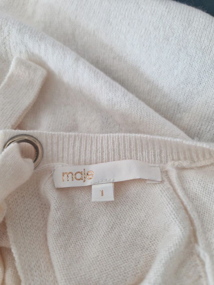 Pull sans manches Maje taille 1 neuf, juste lavé - photo numéro 3