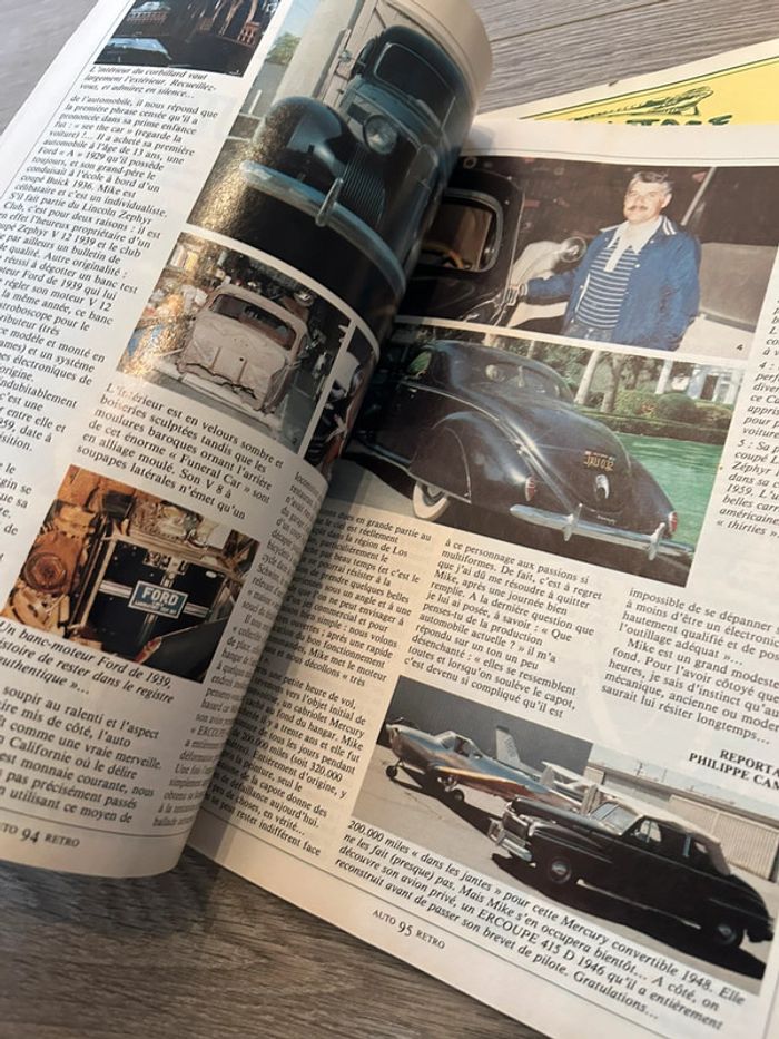 Lot 2 magazines Vintage Auto Moto Rétro Ancien - photo numéro 8