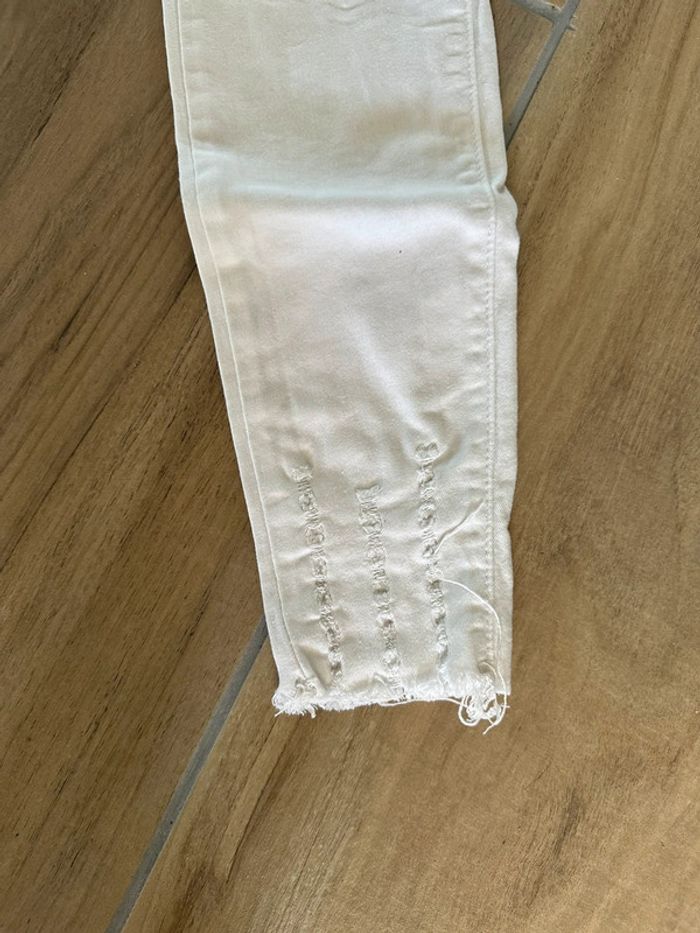 Slim blanc taille haute - photo numéro 2