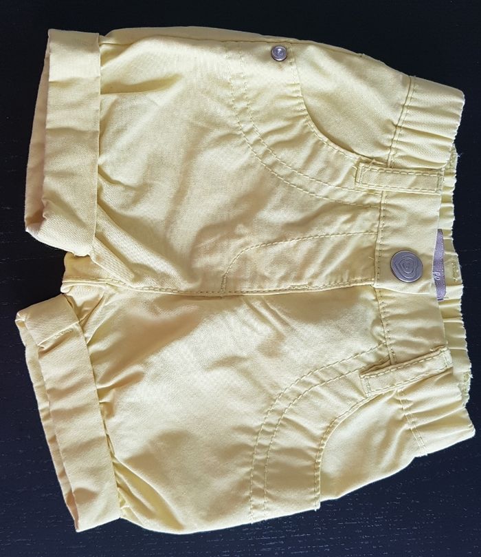 Ensemble short + tee shirt fille 3 mois - photo numéro 6