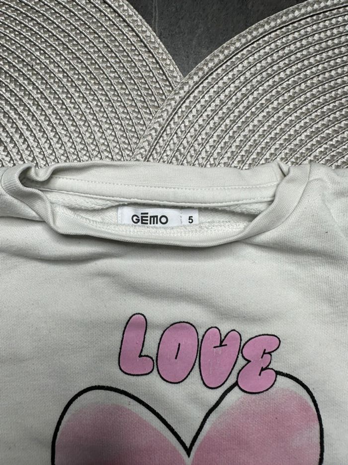 Sweat-shirt fille 5 ans - photo numéro 3