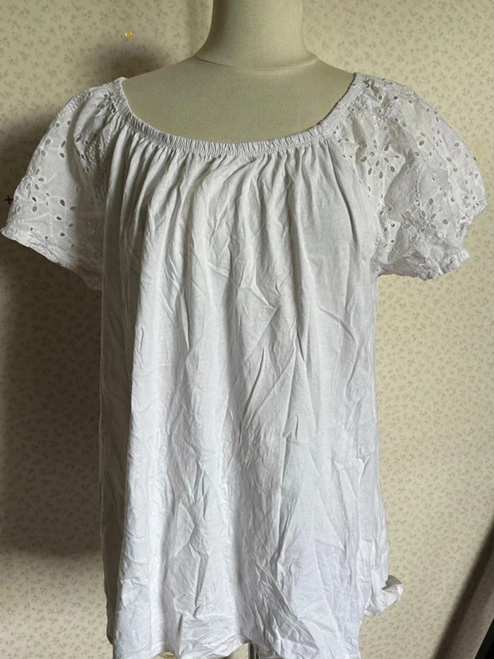 Blouse manche courte taille unique made in italy - photo numéro 2