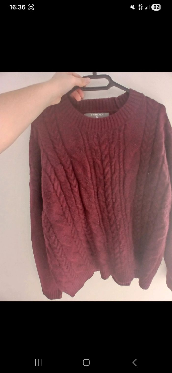 Pull Bordeaux taille Xl - photo numéro 2