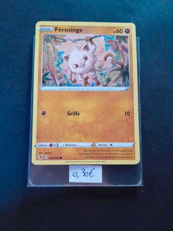 Carte Pokémon Férosinge 133/264