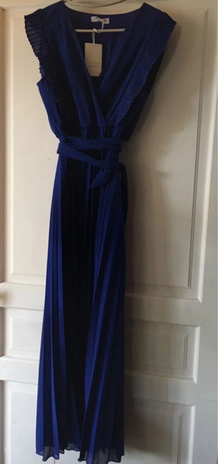 Robe bleu indigo