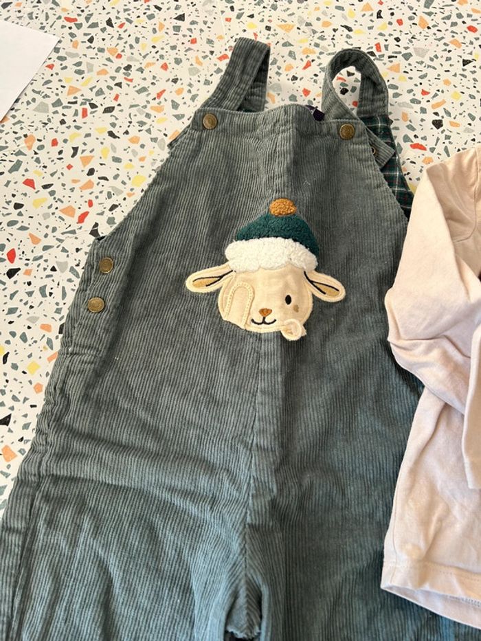 Ensemble salopette t-shirt sergent major - photo numéro 2