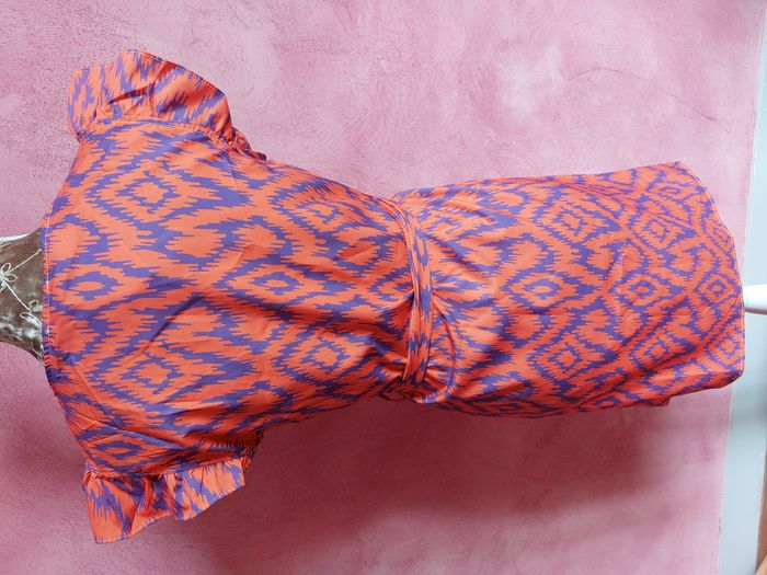 Petite robe légère Akoz de Toi orange & violet taille S - photo numéro 4
