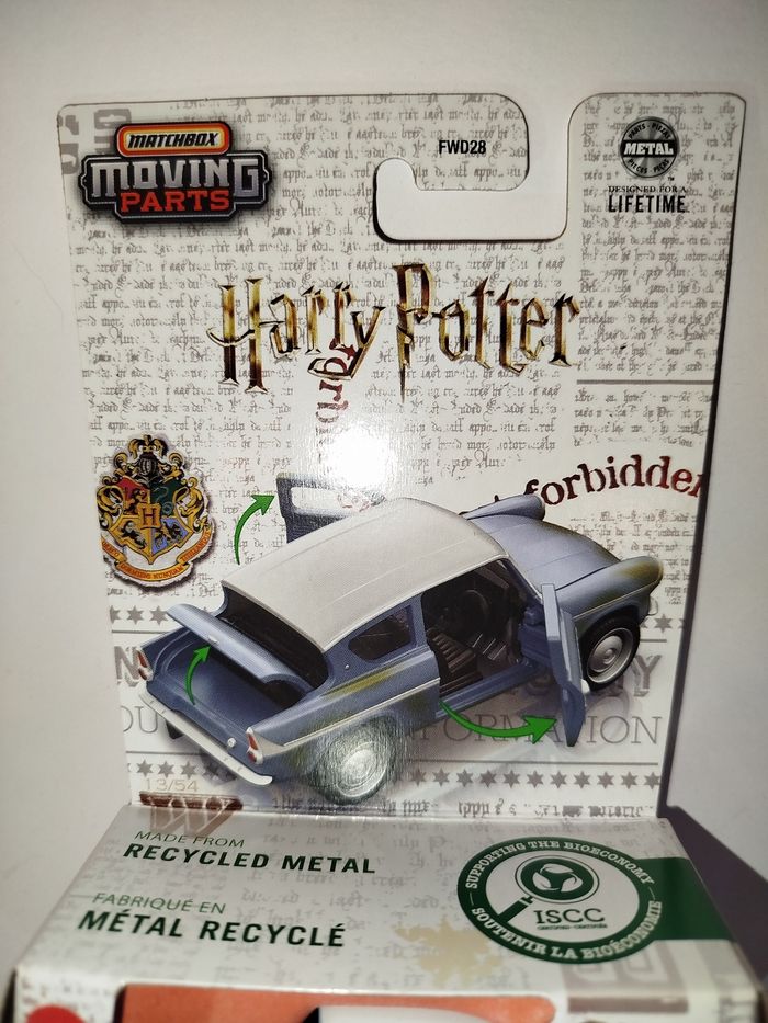 Matchbox 1962 Ford Anglia Harry Potter Moving Parts