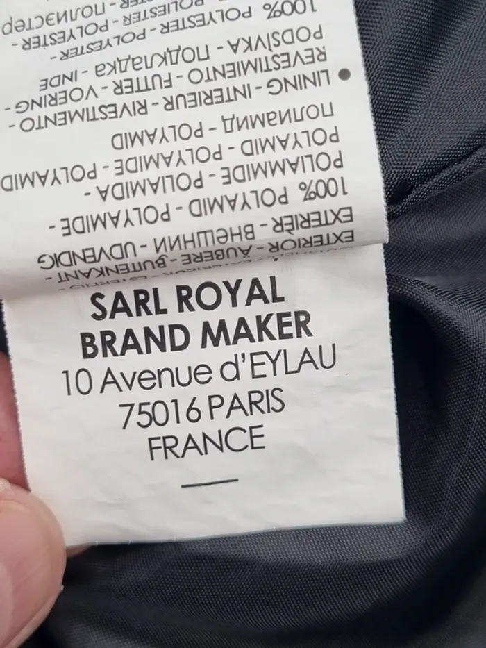 Doudoune Geographical Norway Gris Clair – Taille L Femme (mesures en photos) - photo numéro 12