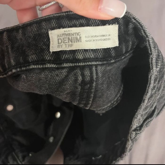 Short en jean noir taille 34 H&M - photo numéro 5