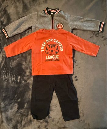 Ensemble tee-shirt gilet pantalon