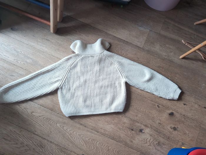 Pull camionneur crème ikks 14 ans S - photo numéro 4