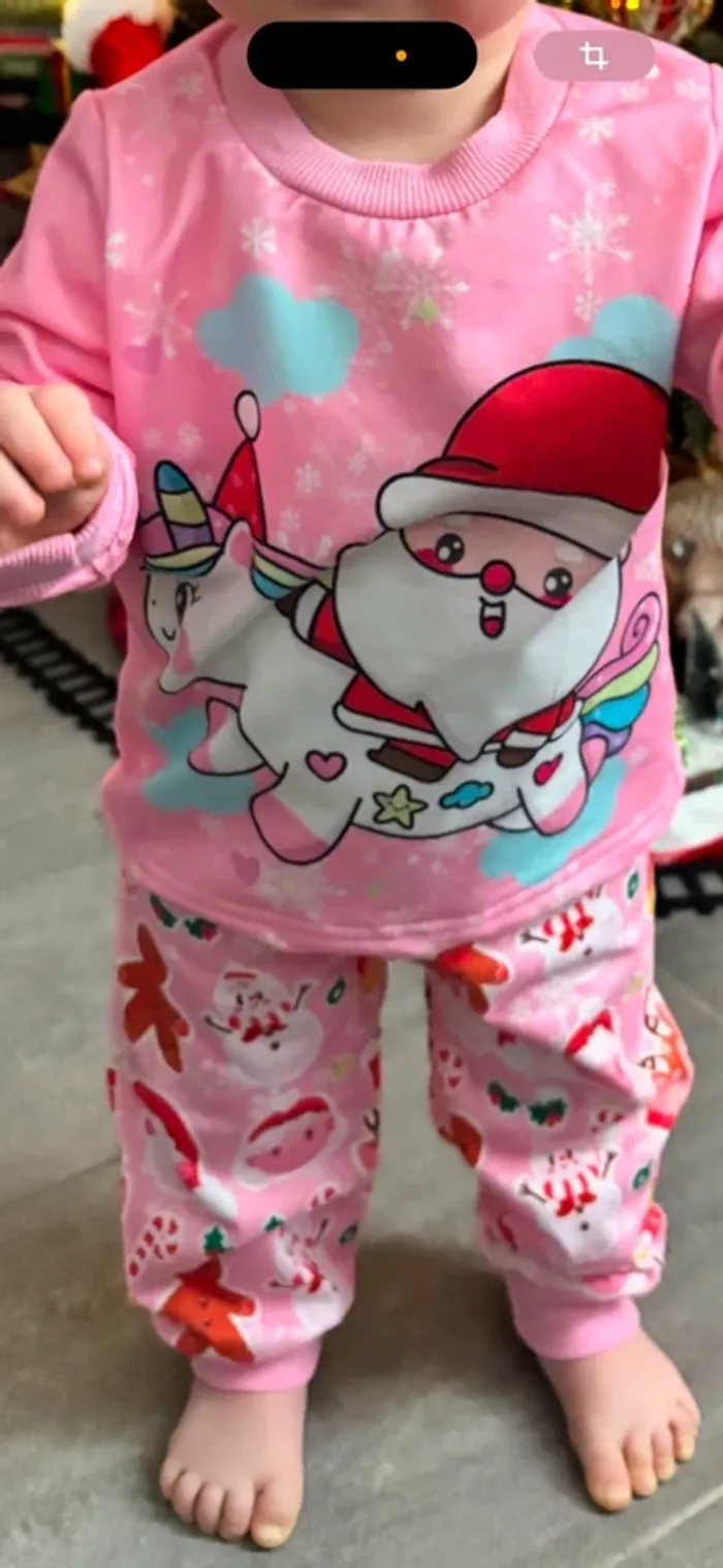 Ensemble Noël bébé fille