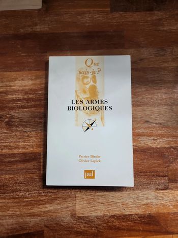 Livre : les armes biologiques