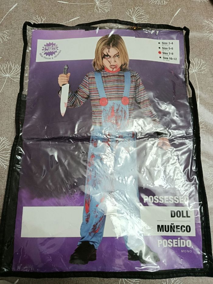Déguisement Chucky mixte taille 7-9 ans - photo numéro 2