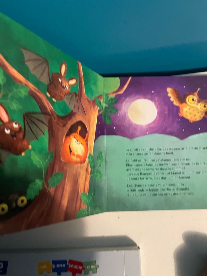 Livre puzzle les animaux de la forêt - photo numéro 5