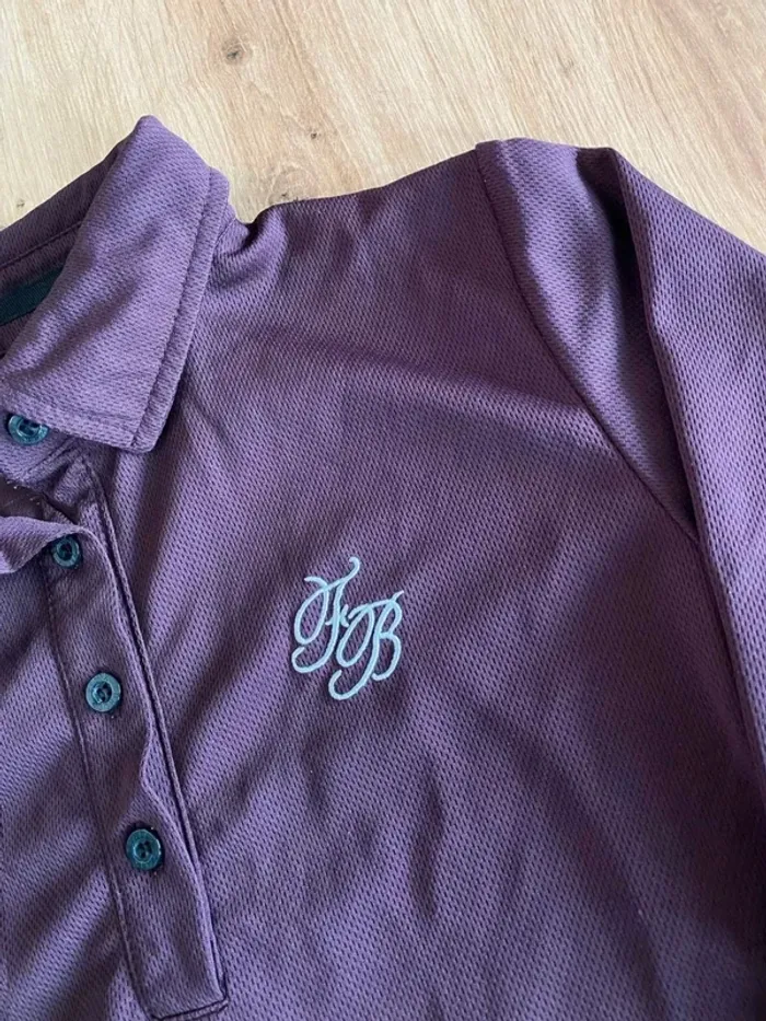 Polo  manches longues violet Felix  Bühler  –  Taille XS –  Très  bon état - photo numéro 3