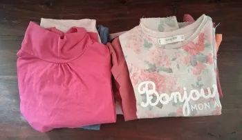 Lot haut fille 5 ans