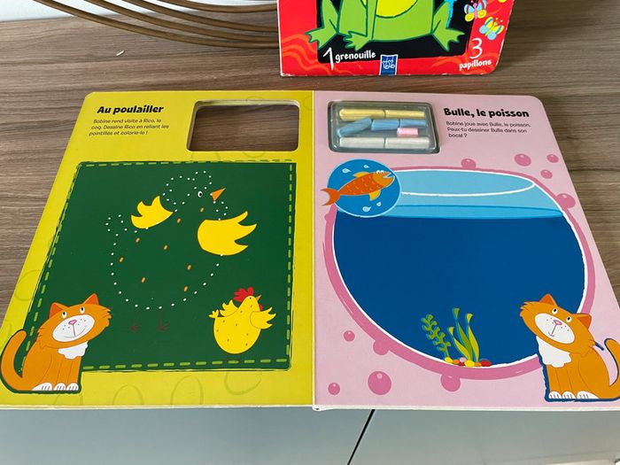 Lot de 2 livres ardoises Yoy books - photo numéro 2