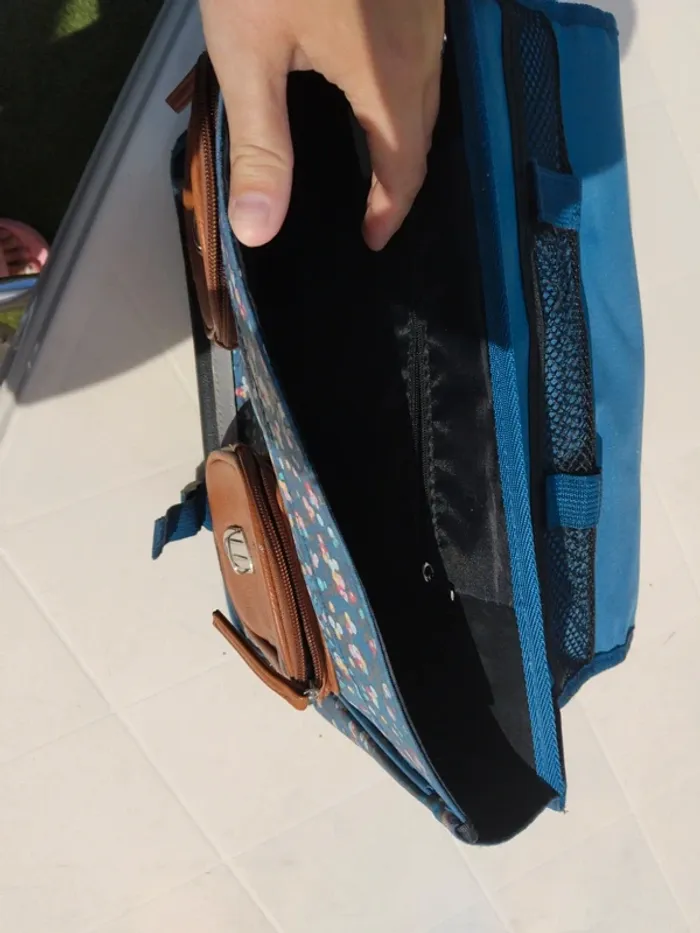 Cartable fleuri - photo numéro 5