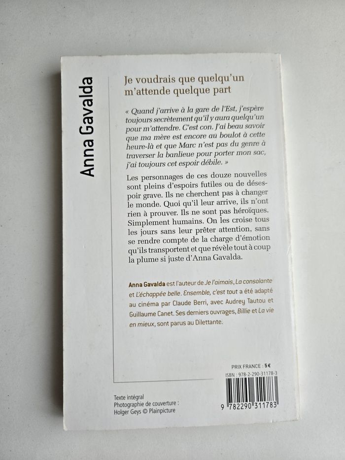 Je voudrais que quelqu'un m'attende quelque part - photo numéro 2