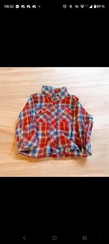 Chemise garçon 12-18mois