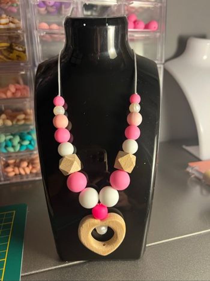 Collier d allaitement ou de portage à personnaliser - photo numéro 5