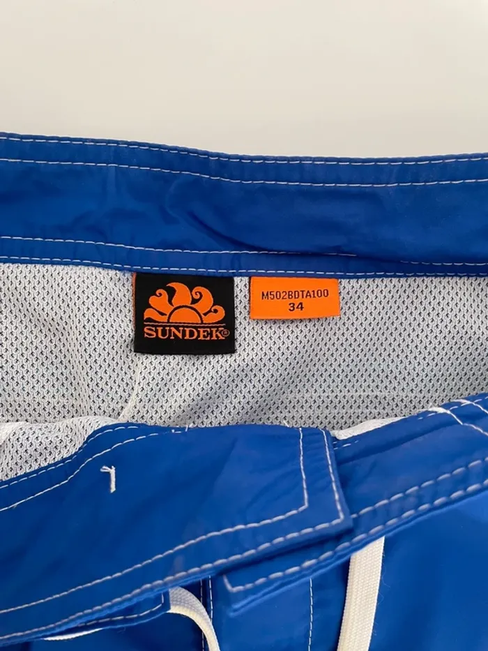 Maillot homme bleu sundek taille 34 - photo numéro 3