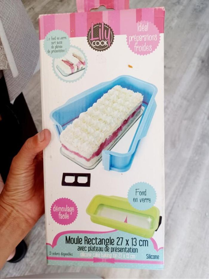Moule gâteau rectangle avec plateau