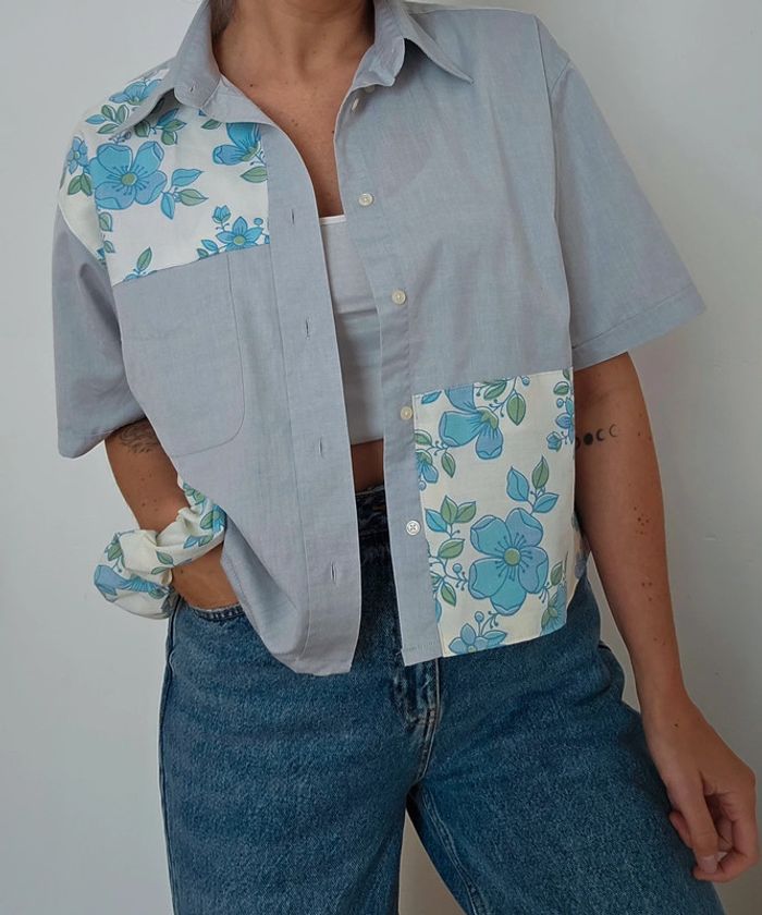Chemise upcyclée - photo numéro 4