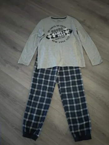 Pyjama long en coton