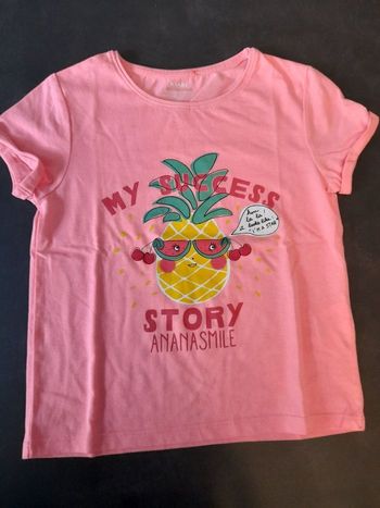 T-shirt manches courtes filles 6 ans