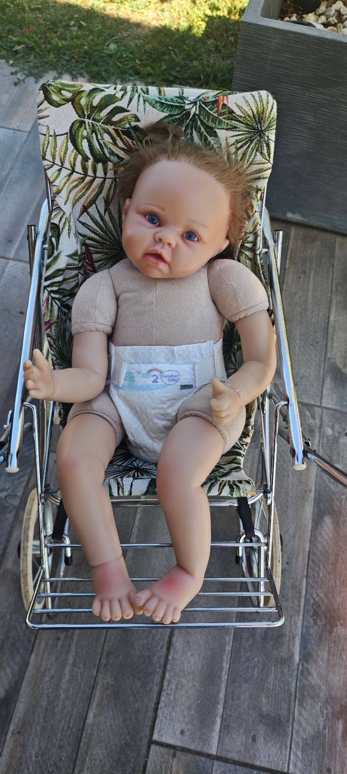 Bébé reborn, poupée avec nombreux vêtements et accessoires - photo numéro 7