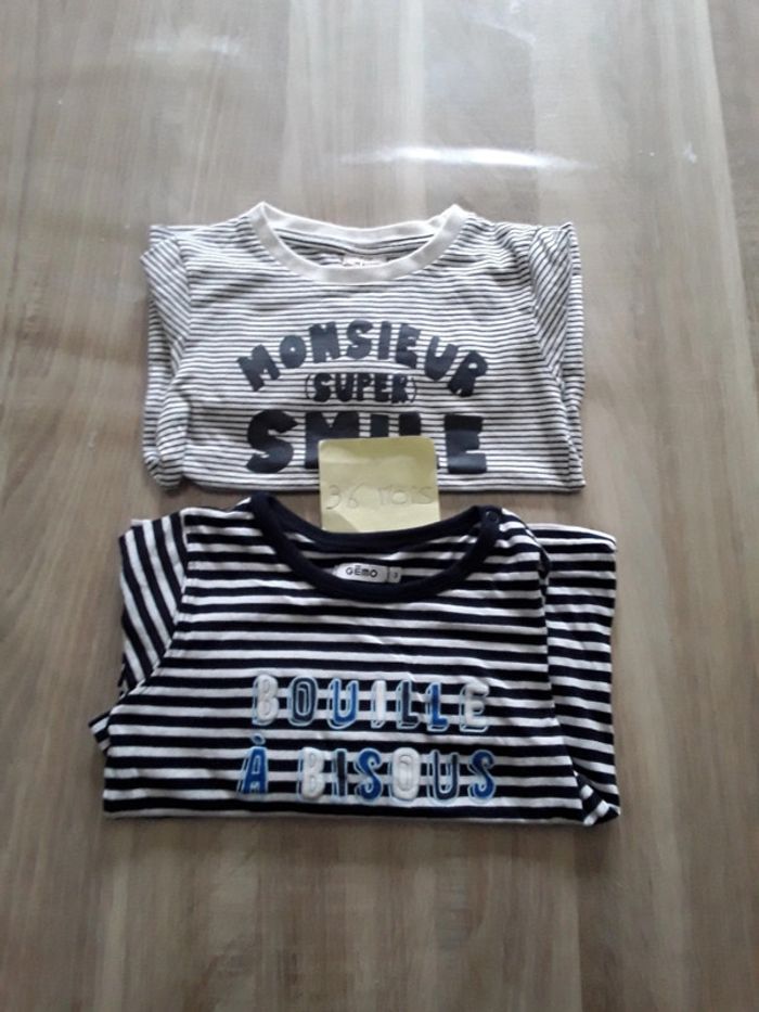 Lot tee shirt 36mois