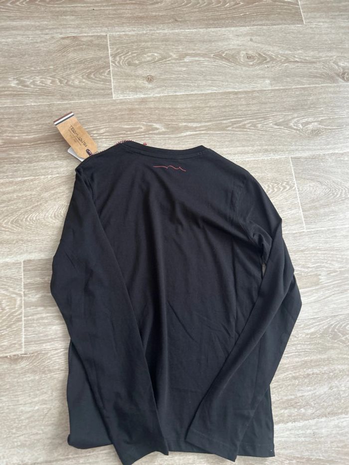 T-shirt Teddy Smith noire manches longues 12ans - photo numéro 4
