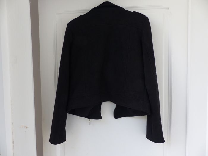 jolie veste/ perfecto matière daim - photo numéro 5