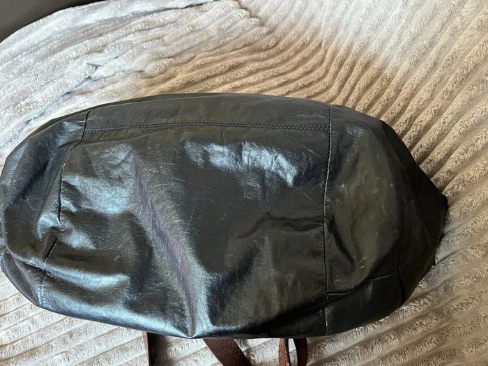 Sac bowling Céline Paris noir en cuir – à restaurer - photo numéro 12
