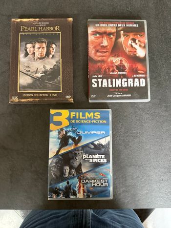 Lot de cinq DVD