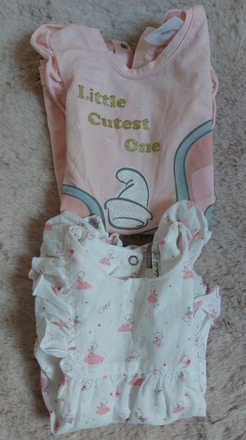 Lot de 2 barboteuses 3 mois