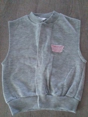 Gilet sans manche fille 12 mois