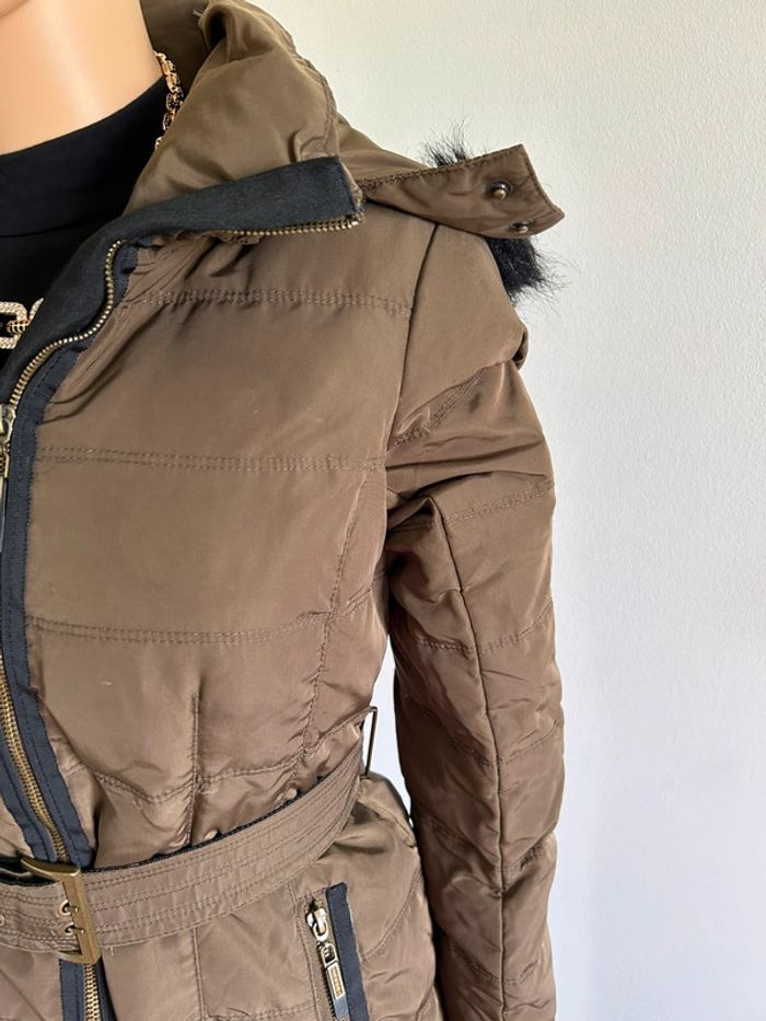 Doudoune kaki en plumes Esprit taille française 36 TBE - photo numéro 10